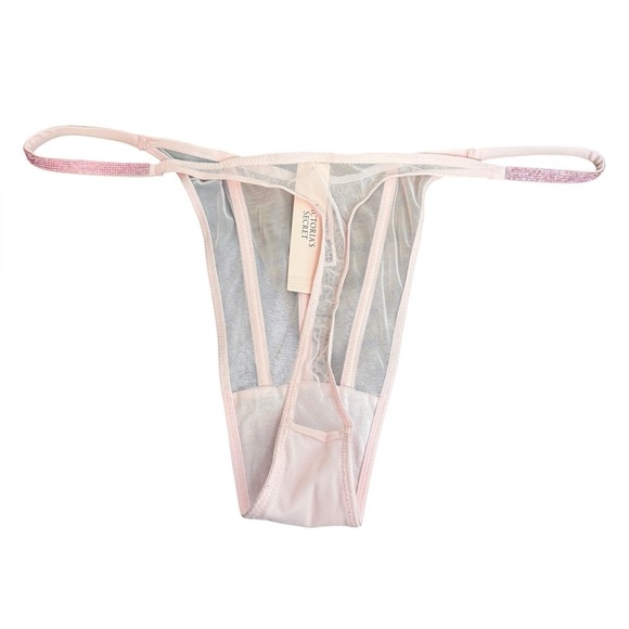 Victoria's Secret Very Sexy Twinkle Thong String Pink - Picture 3 of 7